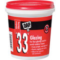 Dap Glazing Compound, 0.5 pt, Tub, White 12120